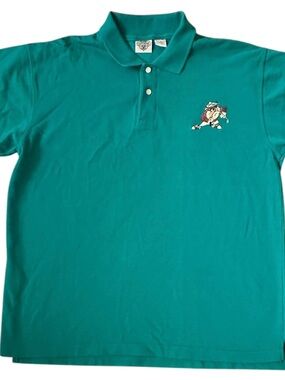 ACME Teal Short-Sleeve Polo Tax Embroidered Golf Shirt XL